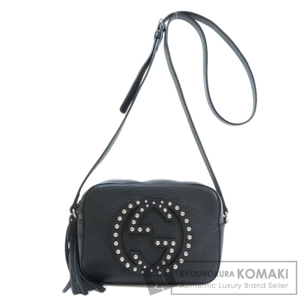 Gucci Soho Studded Shoulder Bag Leather